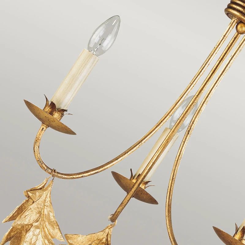 Flambeau LED Kroonluchter | 3X E14 Max 60W | Dimbaar | Gilded Gold
