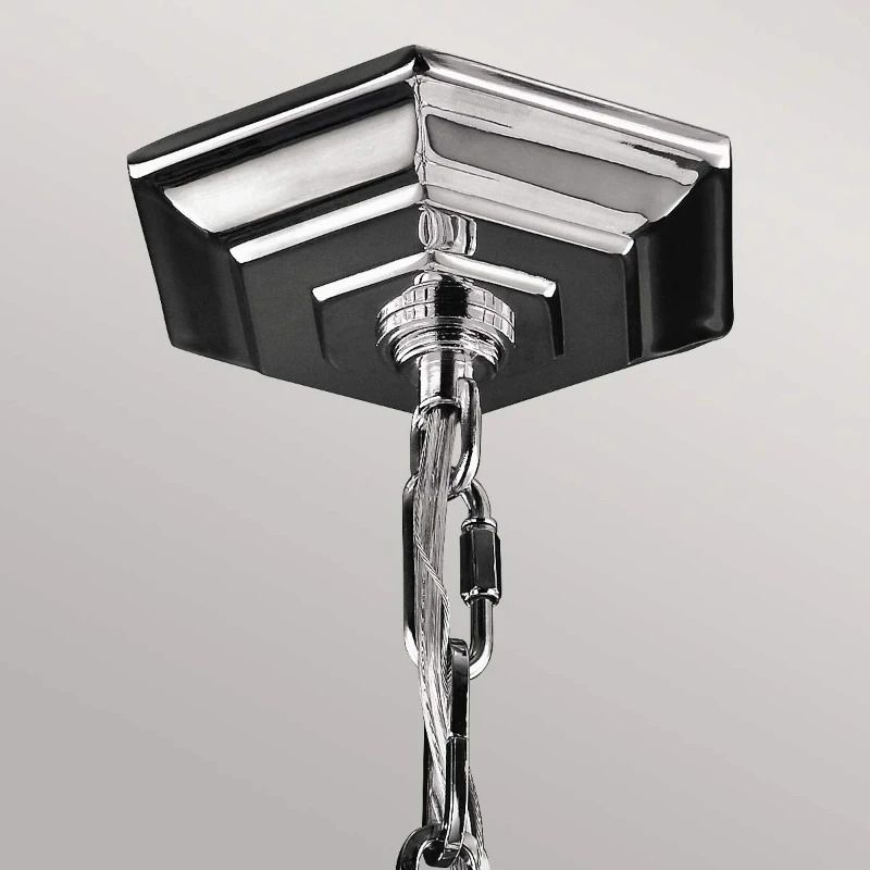 Feiss LED Hanglamp Corinne | 3X E14 Max 60W | Dimbaar | Polished Nickel, Crystals