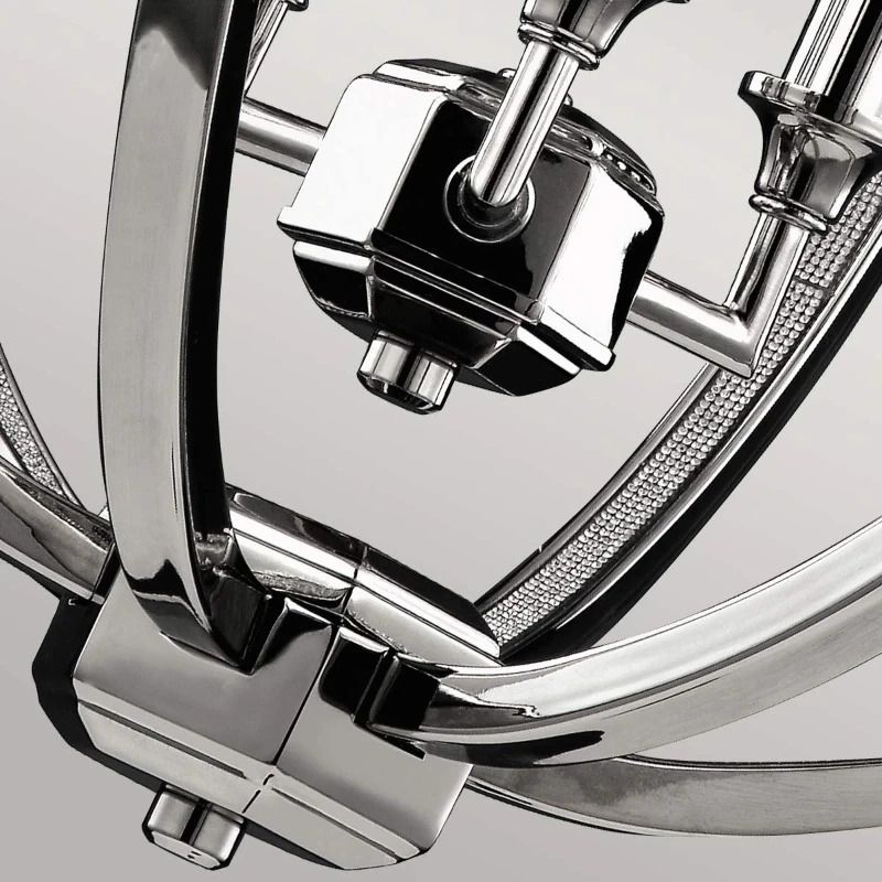 Feiss LED Hanglamp Corinne | 3X E14 Max 60W | Dimbaar | Polished Nickel, Crystals