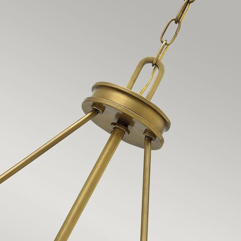 Hinkley LED Hanglamp Collier | 4X E14 Max 40W | Dimbaar | Heritage Brass