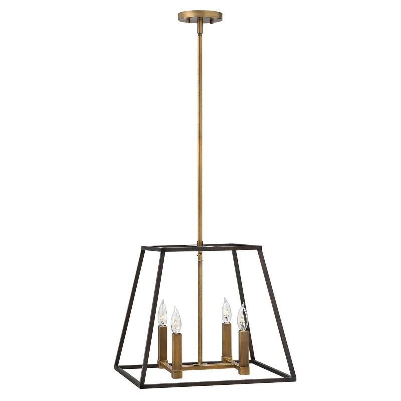 Hinkley LED Kroonluchter | 4X E14 Max 60W | Dimbaar | Bronze and Brass