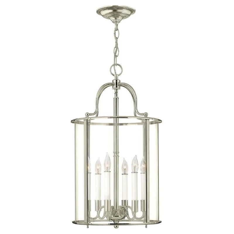 Hinkley LED Hanglamp Gentry | 6X E14 Max 60W | Dimbaar | Polished Nickel