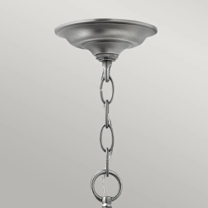 Hinkley LED Hanglamp Gentry | 6X E14 Max 60W | Dimbaar | Pewter