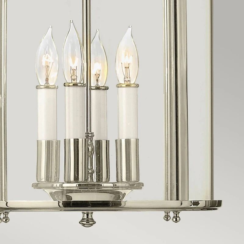 Hinkley LED Hanglamp Gentry | 4X E14 Max 60W | Dimbaar | Polished Nickel