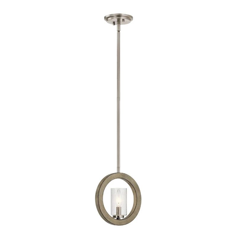 Kichler LED Hanglamp Grand Bank | 1X E14 Max 40W | Dimbaar | Distressed Antique Grey