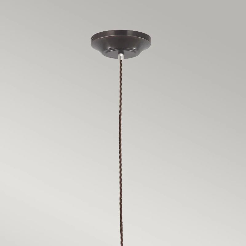 Elstead Lighting LED Hanglamp Provence | 1X E27 Max 60W | Dimbaar | Old Bronze