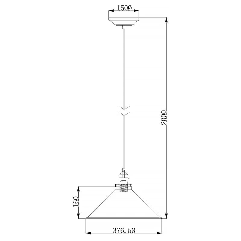 Elstead Lighting LED Hanglamp Provence | 1X E27 Max 60W | Dimbaar | Old Bronze