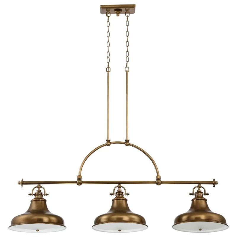 Quoizel LED Kroonluchter | 3X E27 Max 60W | Dimbaar | Weathered Brass