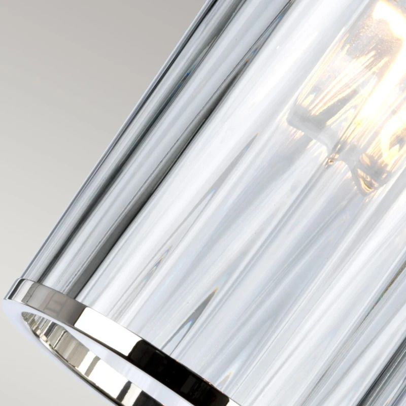 Elstead Lighting LED Hanglamp Reno | 1X E27 Max 60W | Dimbaar | Polished Nickel, Smoke Glass