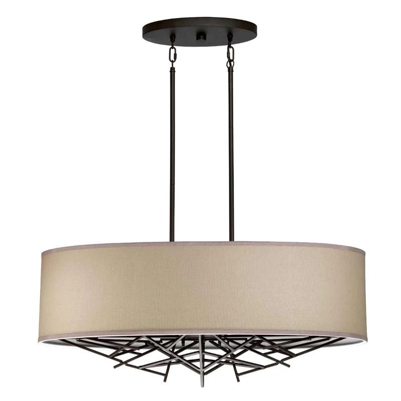 Elstead Lighting LED Hanglamp Taiko | 5X E27 Max 60W | Dimbaar | Olde Bronze