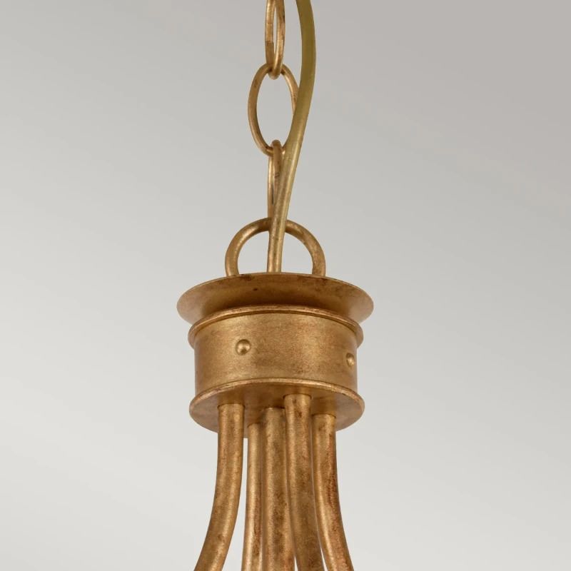 Elstead Lighting LED Hanglamp Windsor | 4X E14 Max 60W | Dimbaar | Gold Patina