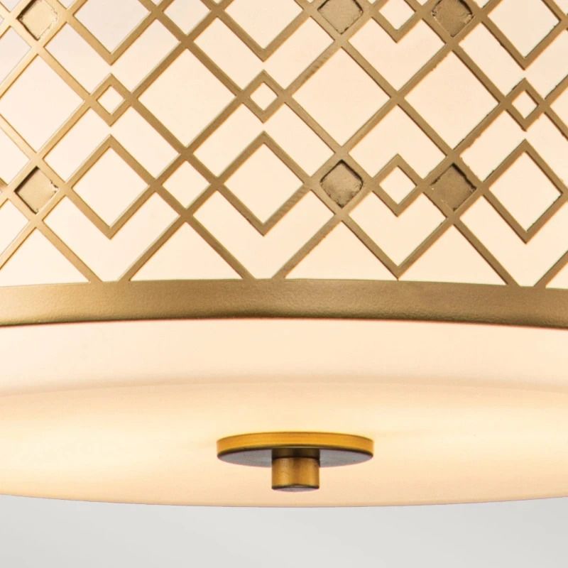 Elstead Lighting LED Hanglamp Ziggy | 2X E27 Max 60W | Dimbaar | Lacquered Gold