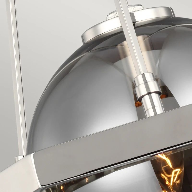 Feiss LED Hanglamp Harper | 1X E14 Max 60W | Dimbaar | Polished Nickel