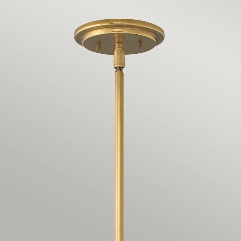 Hinkley LED Hanglamp Somerset | 1X E27 Max 60W | Dimbaar | Heritage Brass