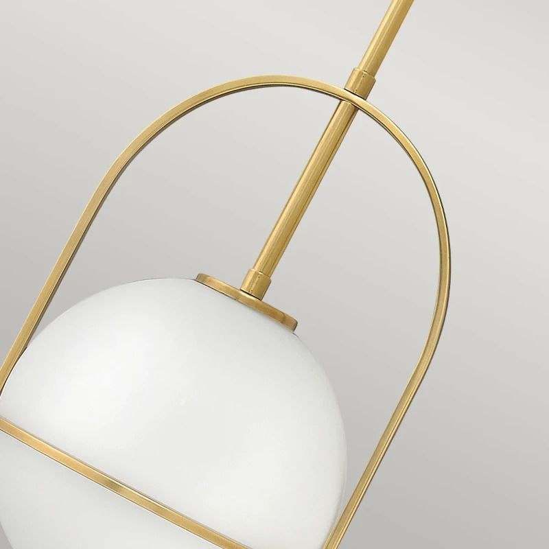 Hinkley LED Hanglamp Somerset | 1X E27 Max 60W | Dimbaar | Heritage Brass
