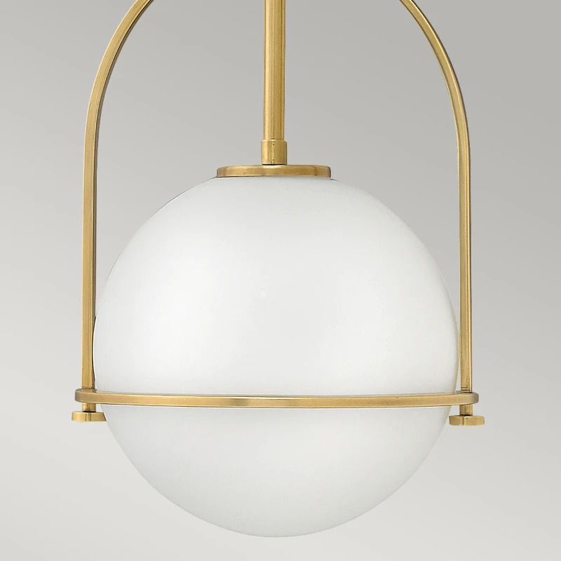 Hinkley LED Hanglamp Somerset | 1X E27 Max 60W | Dimbaar | Heritage Brass