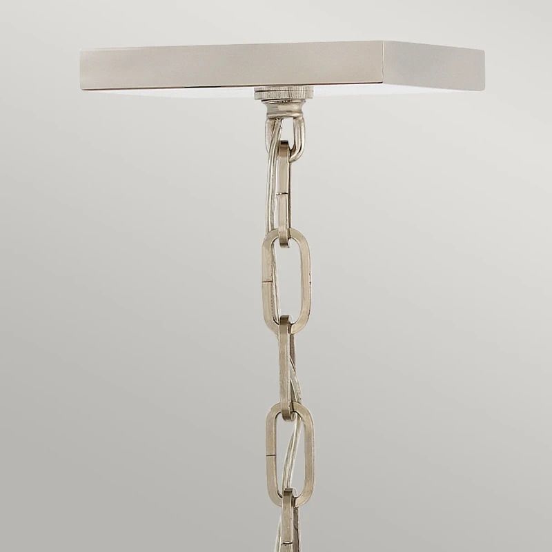 Hinkley LED Hanglamp Stinson | 4X E14 Max 60W | Dimbaar | Black with Polished Nickel