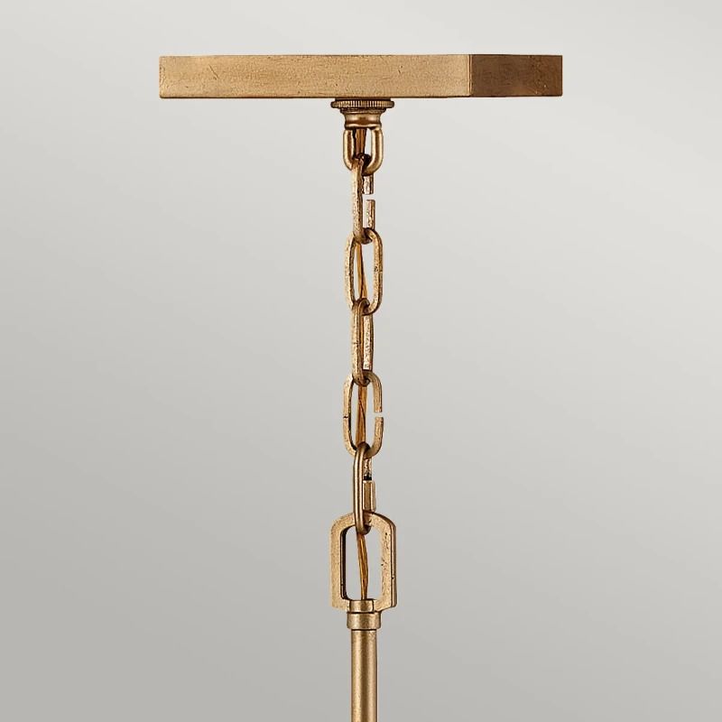 Hinkley LED Hanglamp Stinson | 4X E14 Max 60W | Dimbaar | Distressed Brass