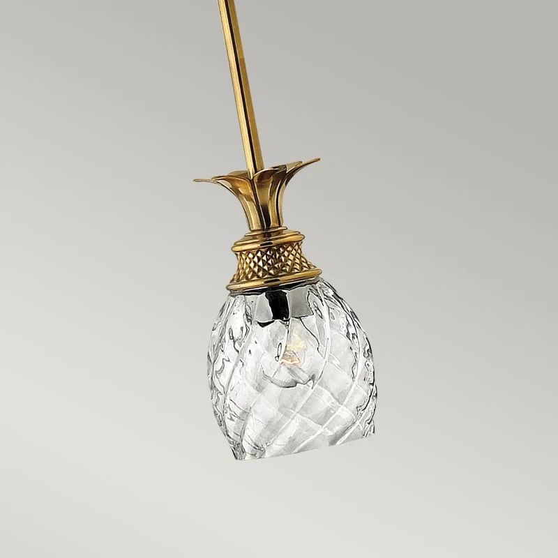 Hinkley LED Hanglamp Plantation | 1X E27 Max 60W | Dimbaar | Burnished Brass