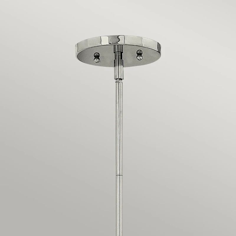 Hinkley LED Hanglamp Zelda | 1X E27 Max 60W | Dimbaar | Polished Nickel