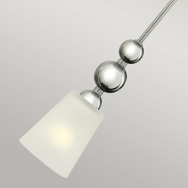 Hinkley LED Hanglamp Zelda | 1X E27 Max 60W | Dimbaar | Polished Nickel