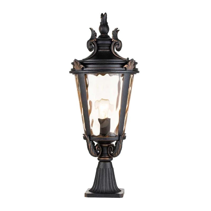 Elstead Lighting Mini LED Tuin Pilaar Baltimore | 1X E27 Max 60W | IP44 (Outdoor) | Weathered Bronze