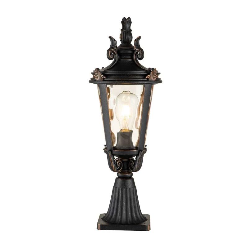 Elstead Lighting Mini LED Tuin Pilaar Baltimore | 1X E27 Max 60W | IP44 (Outdoor) | Weathered Bronze