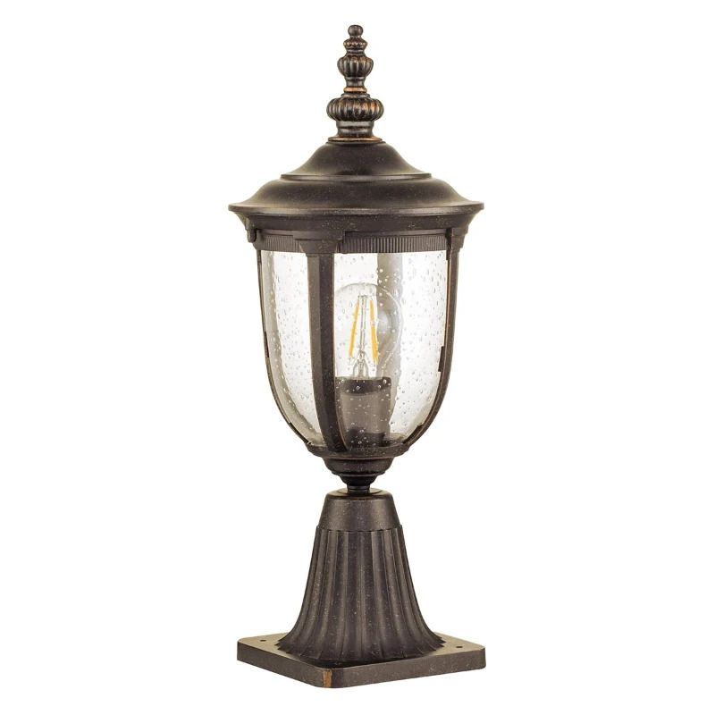 Elstead Lighting Mini LED Tuin Pilaar Cleveland | 1X E27 Max 60W | IP44 (Outdoor) | Weathered Bronze