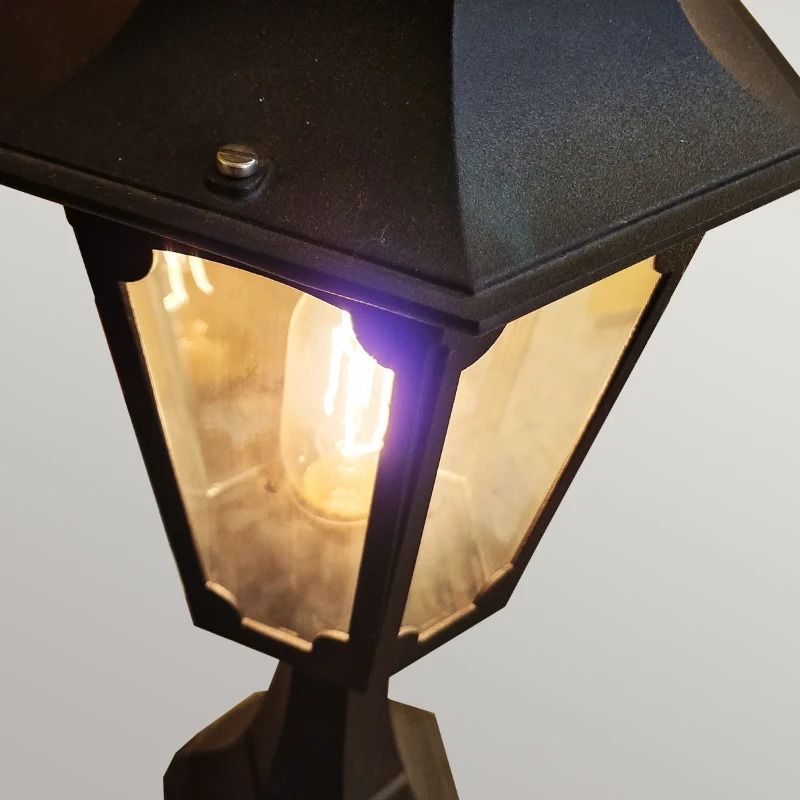 Elstead Lighting Mini LED Tuin Pilaar Chapel | 1X E27 Max 60W | IP44 (Outdoor) | Black
