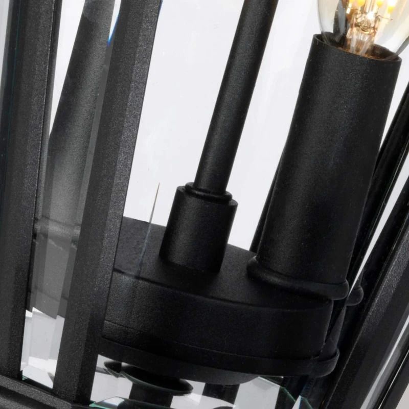 Feiss Mini LED Tuin Pilaar Cotswold Lane | 2X E14 Max 60W | IP44 (Outdoor) | Black