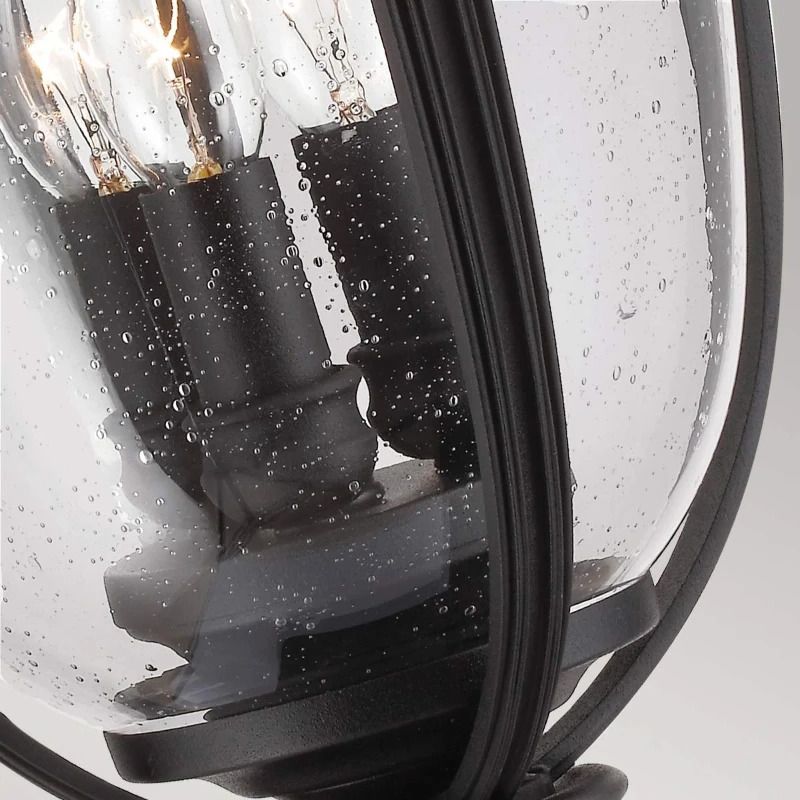 Feiss Mini LED Tuin Pilaar English Bridle | 3X E14 Max 60W | IP44 (Outdoor) | Black