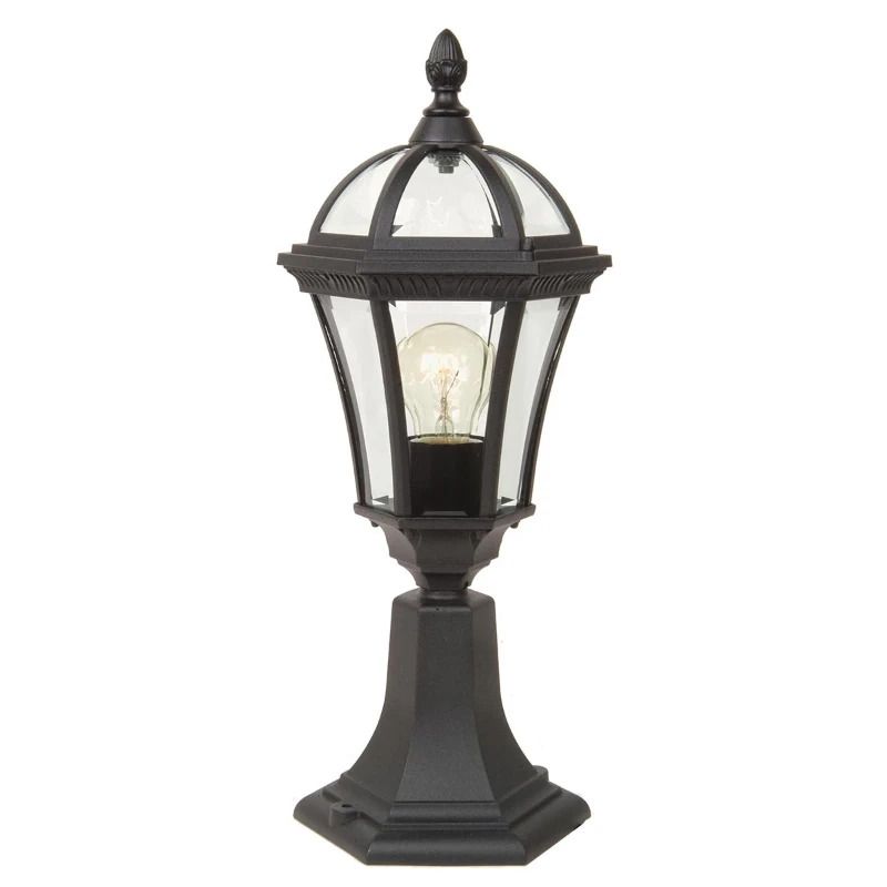 Garden Zone Mini LED Tuin Pilaar Ledbury | 1X E27 Max 60W | IP44 (Outdoor) | Black