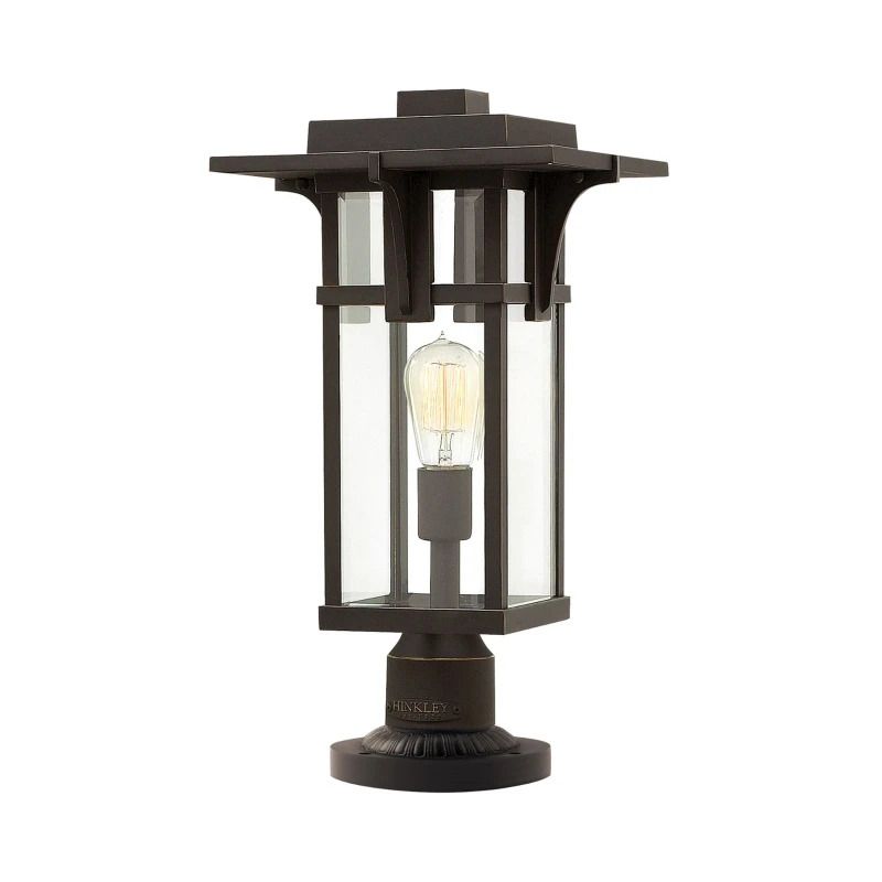 Hinkley Mini LED Tuin Pilaar Manhattan | 1X E27 Max 60W | IP44 (Outdoor) | Oil Rubbed Bronze