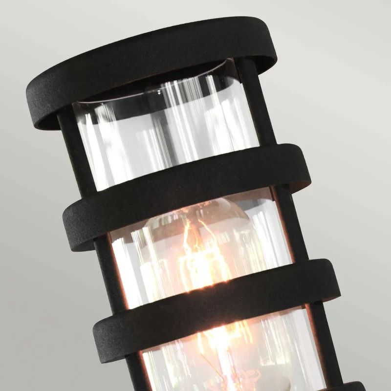 Elstead Lighting Mini LED Tuin Pilaar Hornbaek | 1X E27 Max 60W | IP44 (Outdoor) | Black