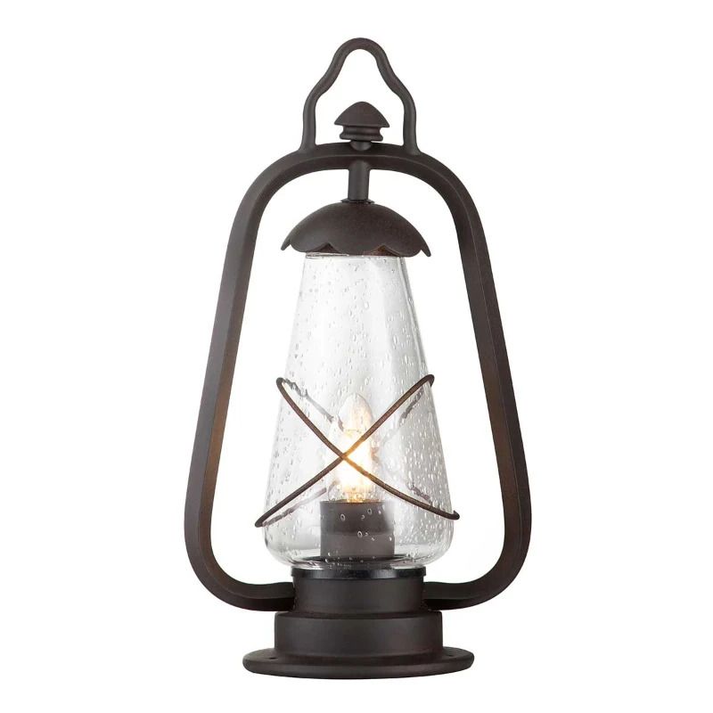 Elstead Lighting Mini LED Tuin Pilaar Miners | 1X E27 Max 60W | IP44 (Outdoor) | Old Bronze