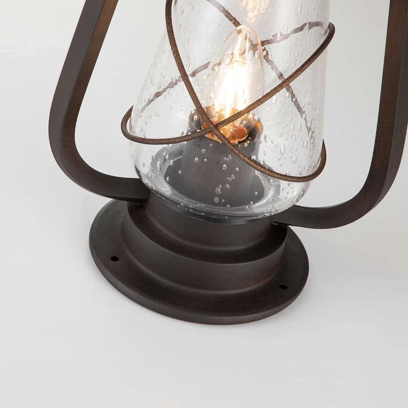 Elstead Lighting Mini LED Tuin Pilaar Miners | 1X E27 Max 60W | IP44 (Outdoor) | Old Bronze