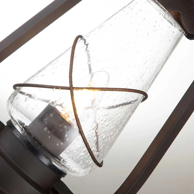 Elstead Lighting Mini LED Tuin Pilaar Miners | 1X E27 Max 60W | IP44 (Outdoor) | Old Bronze