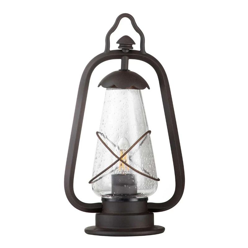 Elstead Lighting Mini LED Tuin Pilaar Miners | 1X E27 Max 60W | IP44 (Outdoor) | Old Bronze