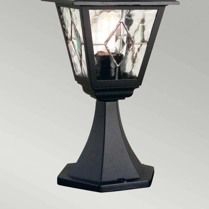 Elstead Lighting Mini LED Tuin Pilaar Norfolk | 1X E27 Max 60W | IP44 (Outdoor) | Black