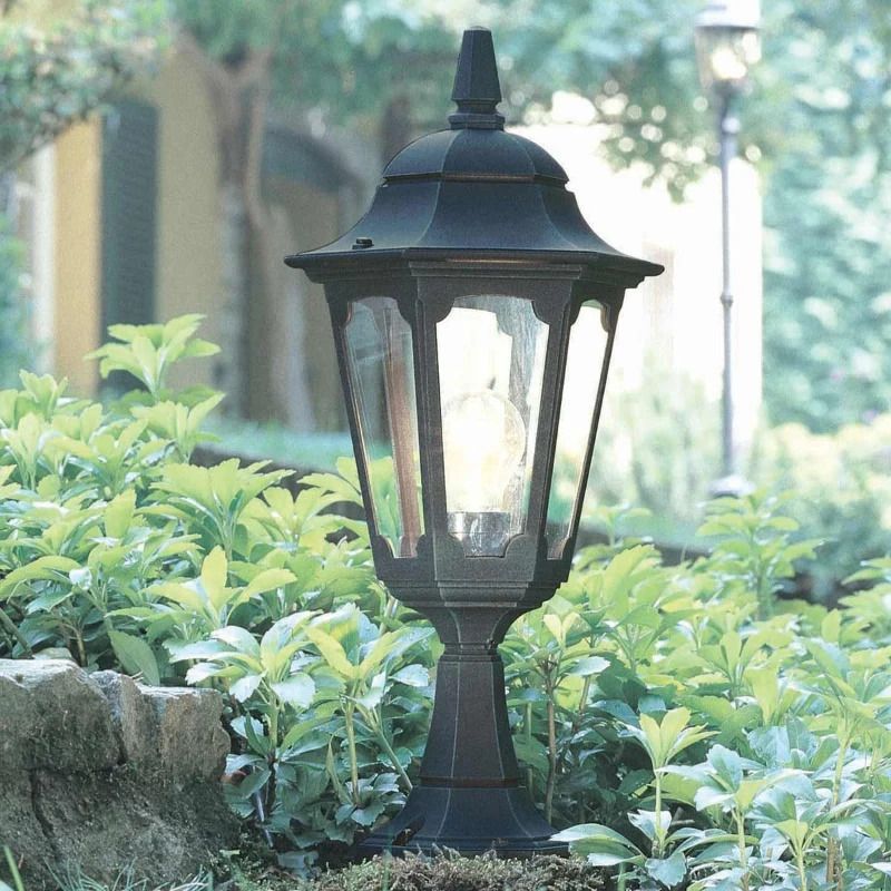 Elstead Lighting Mini LED Tuin Pilaar Parish | 1X E27 Max 60W | IP44 (Outdoor) | Black