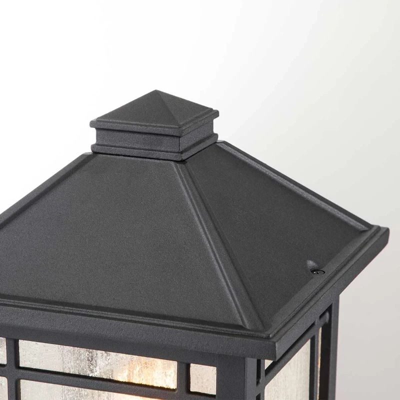 Quoizel Mini LED Tuin Pilaar Cedar Point | 1X E27 Max 60W | IP44 (Outdoor) | Black