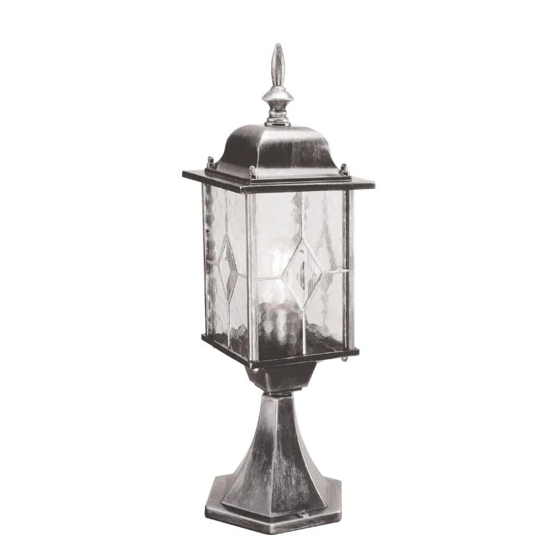 Elstead Lighting Mini LED Tuin Pilaar Wexford | 1X E27 Max 60W | IP44 (Outdoor) | Black/Silver