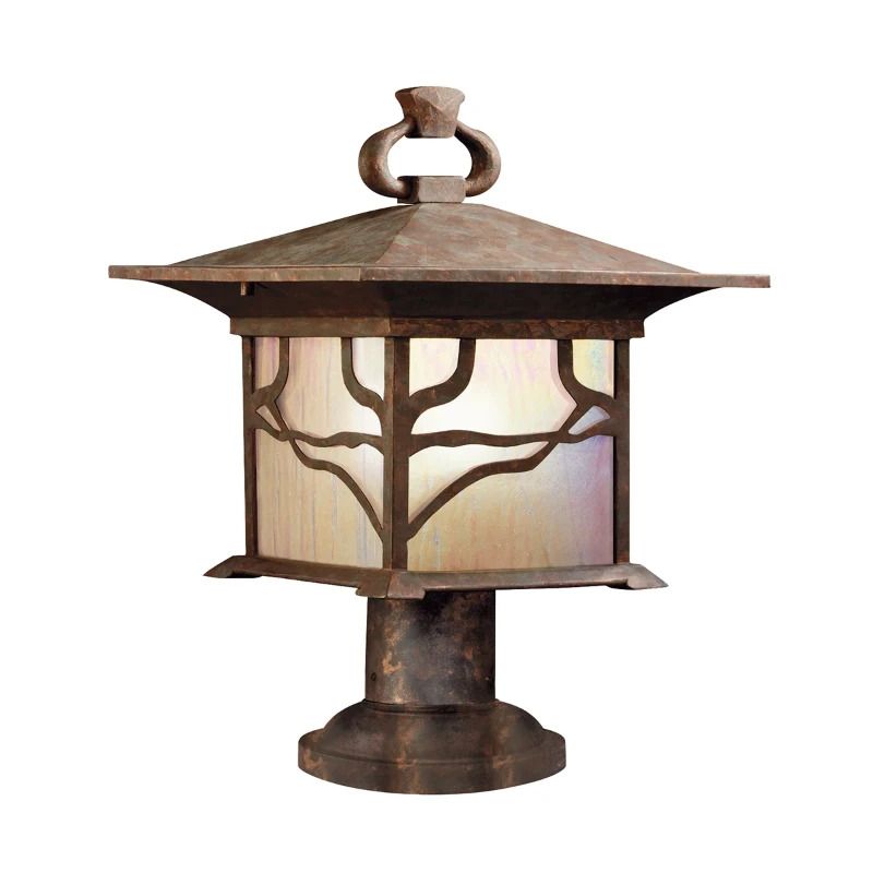 Kichler Mini LED Tuin Pilaar Morris | 1X E27 Max 60W | IP44 (Outdoor) | Distressed Copper