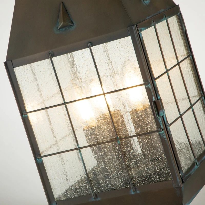 Hinkley Mini LED Tuin Pilaar Nantucket | 3X E14 Max 60W | IP44 (Outdoor) | Aged Brass