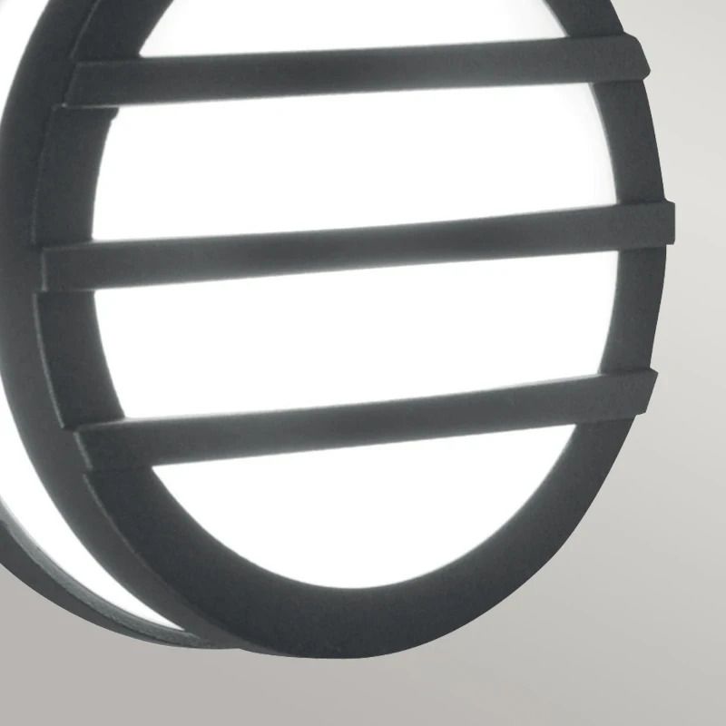 Elstead Lighting LED Plafond/Wand Buitenlamp Ano | 5.7W 3000K 600Lm 830 | Dimbaar | Graphite