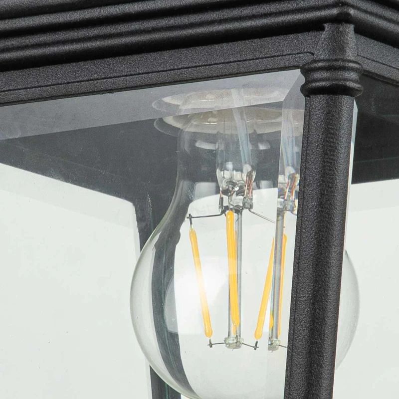 Elstead Lighting LED Wand Buitenlamp Bayview | 1X E27 Max 60W | IP44 | Dimbaar | Black