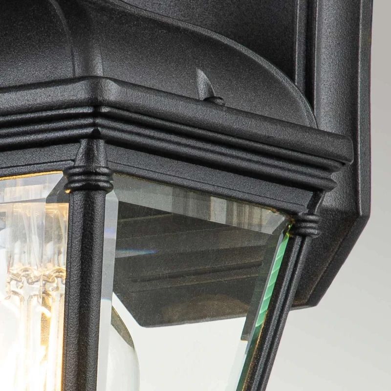 Elstead Lighting LED Wand Buitenlamp Bayview | 1X E27 Max 60W | IP44 | Dimbaar | Black