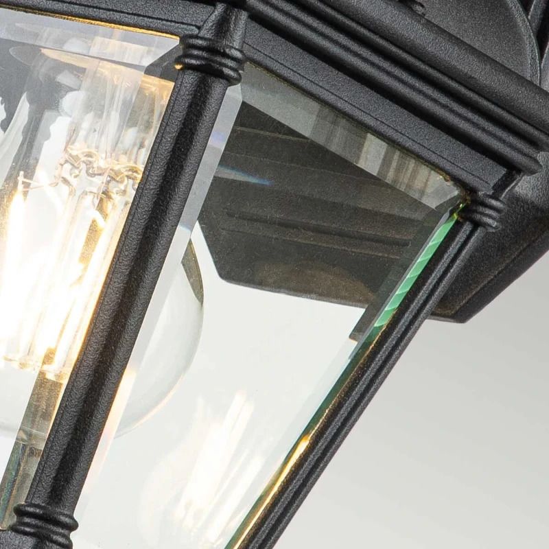 Elstead Lighting LED Wand Buitenlamp Bayview | 1X E27 Max 60W | IP44 | Dimbaar | Black