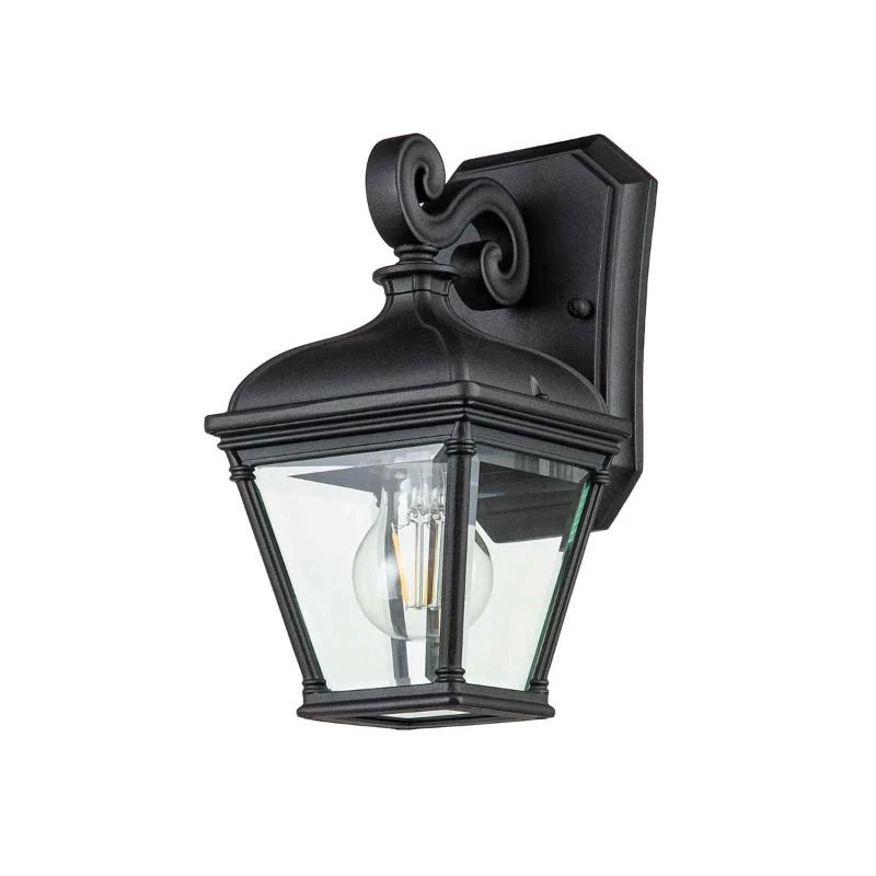 Elstead Lighting LED Wand Buitenlamp Bayview | 1X E27 Max 60W | IP44 | Dimbaar | Black