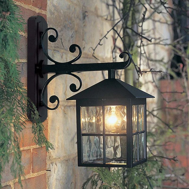 Elstead Lighting LED Wand Buitenlamp Winchester | 1X E27 Max 60W | Dimbaar | Black